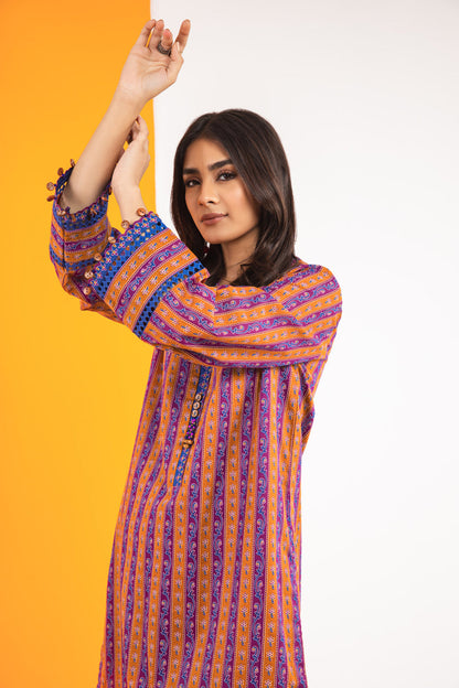 1 Pc Printed Lawn Shirt