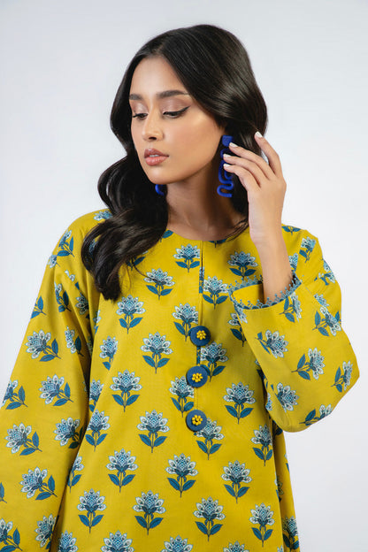 1 Pc Printed Cambric Shirt
