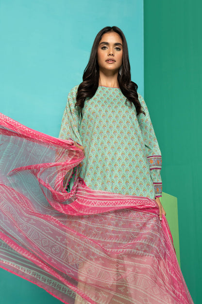 1 Pc Printed Chiffon Dupatta