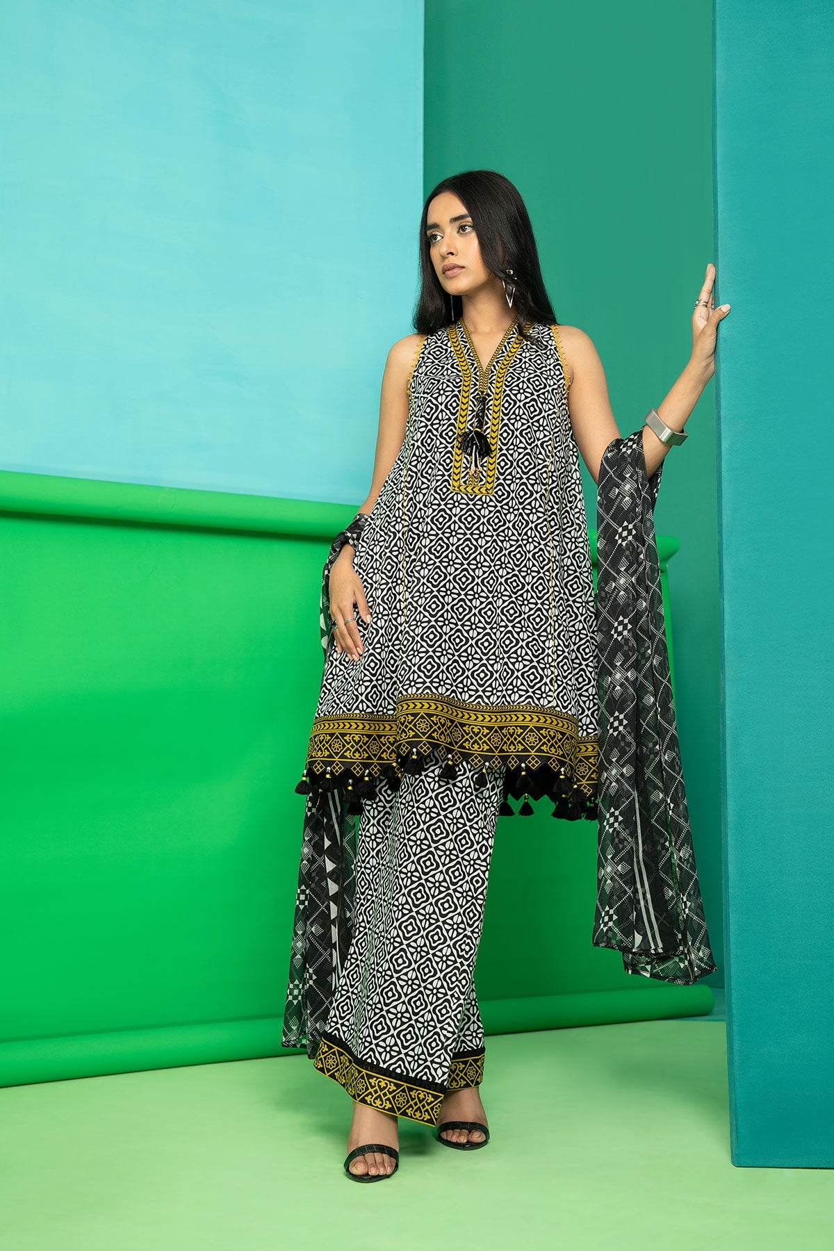 1 Pc Poly Chiffon Dupatta