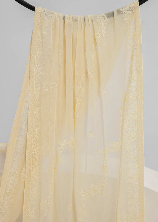 Embroidered Poly Chiffon Dupatta