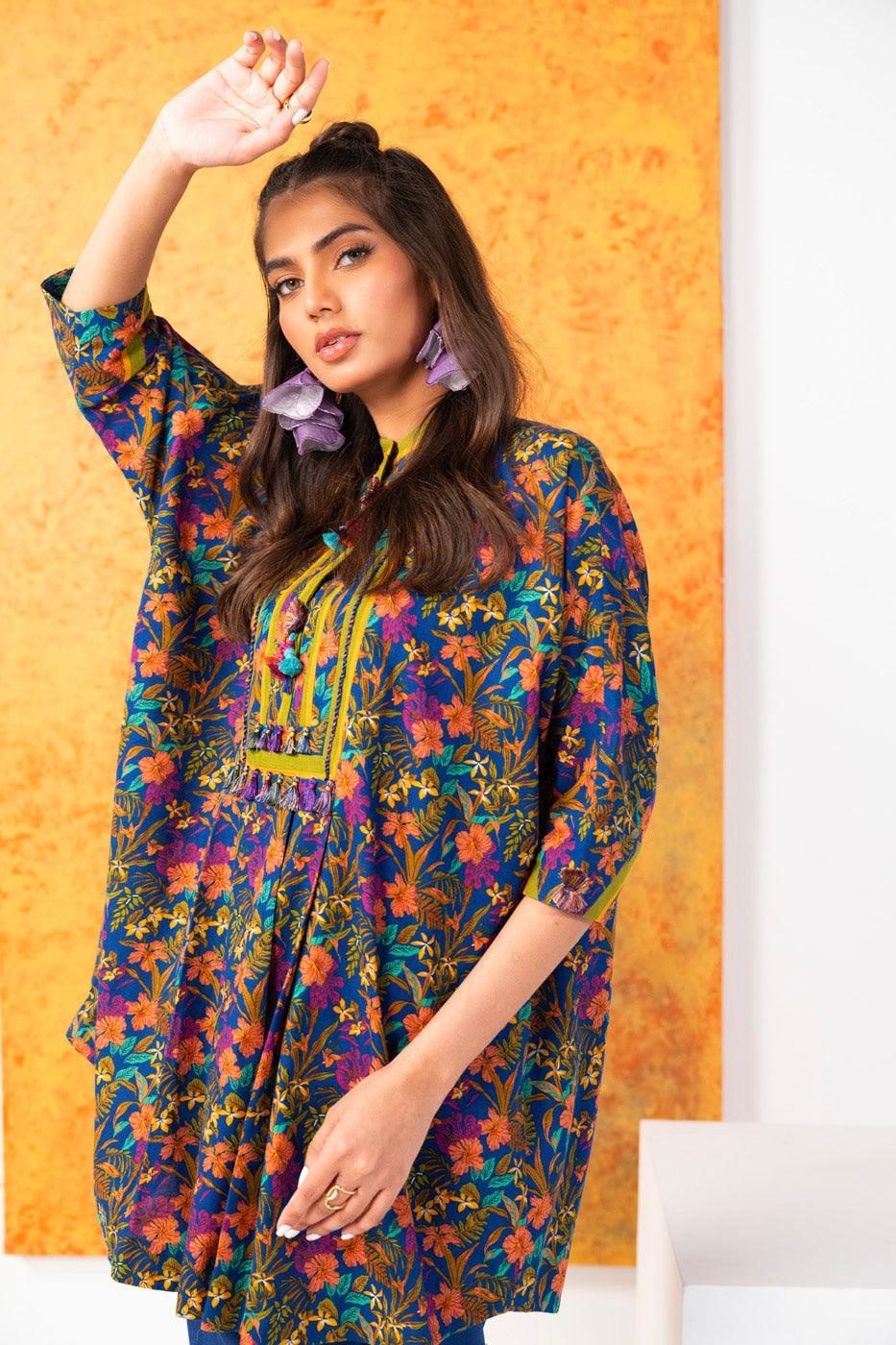 1 Pc Printed Khaddar Shirt