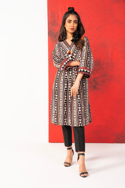 1 Pc Printed Khaddar Shirt