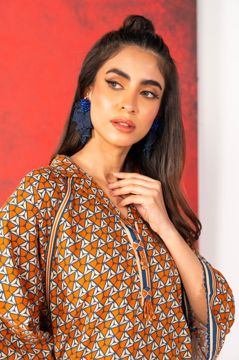 1 Pc Printed Khaddar Shirt