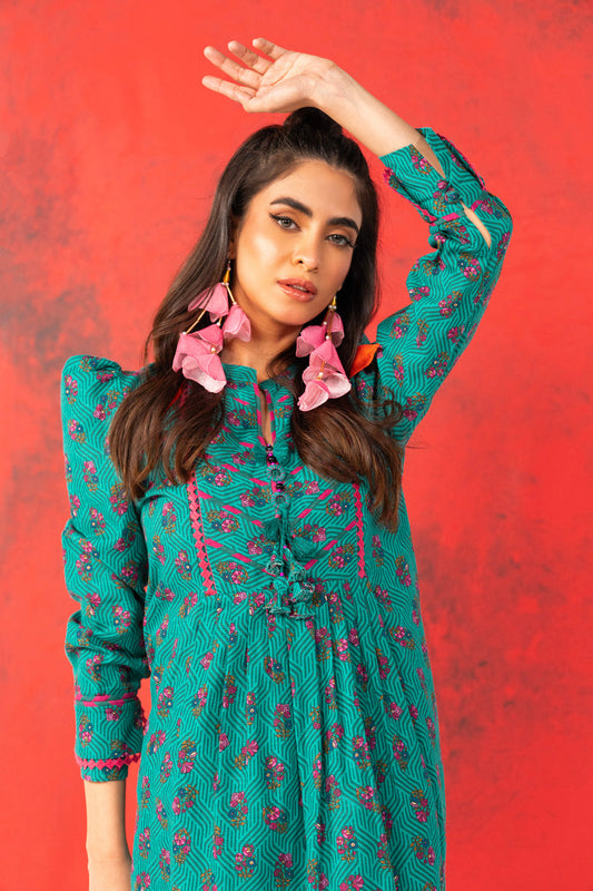 1 Pc Printed Khaddar Shirt