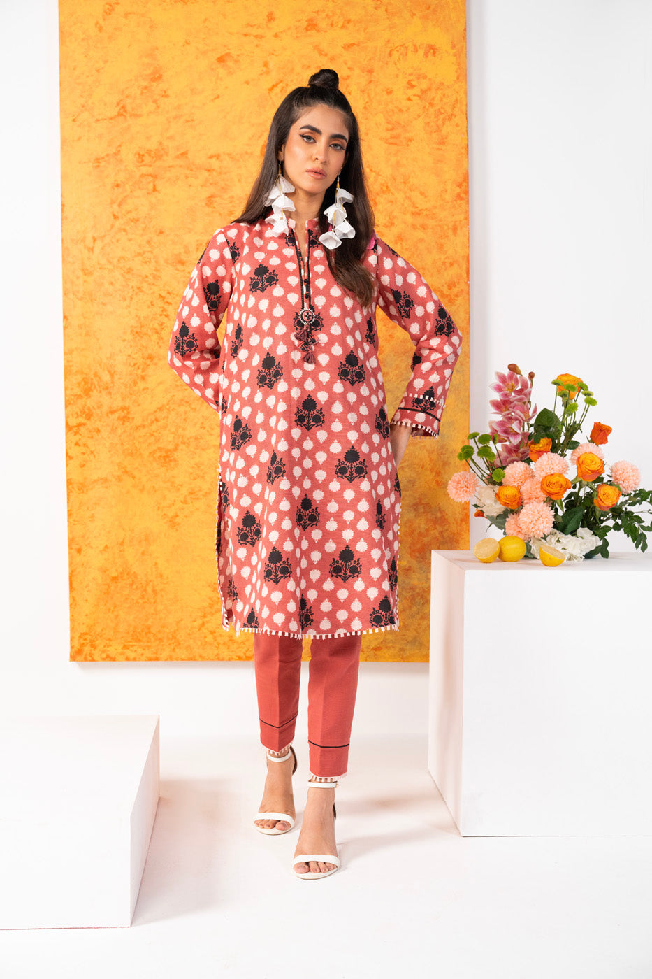 1 Pc Printed Khaddar Shirt