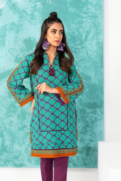 1 Pc Printed Khaddar Shirt