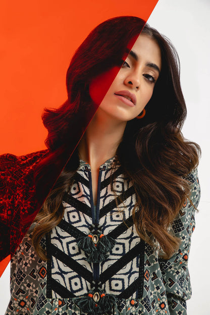 1 Pc Printed Khaddar Shirt