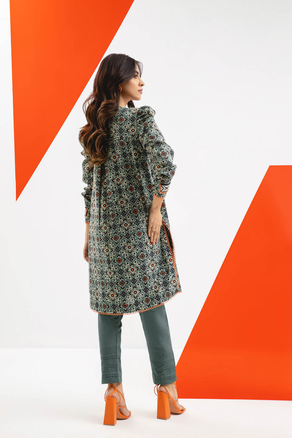 1 Pc Printed Khaddar Shirt