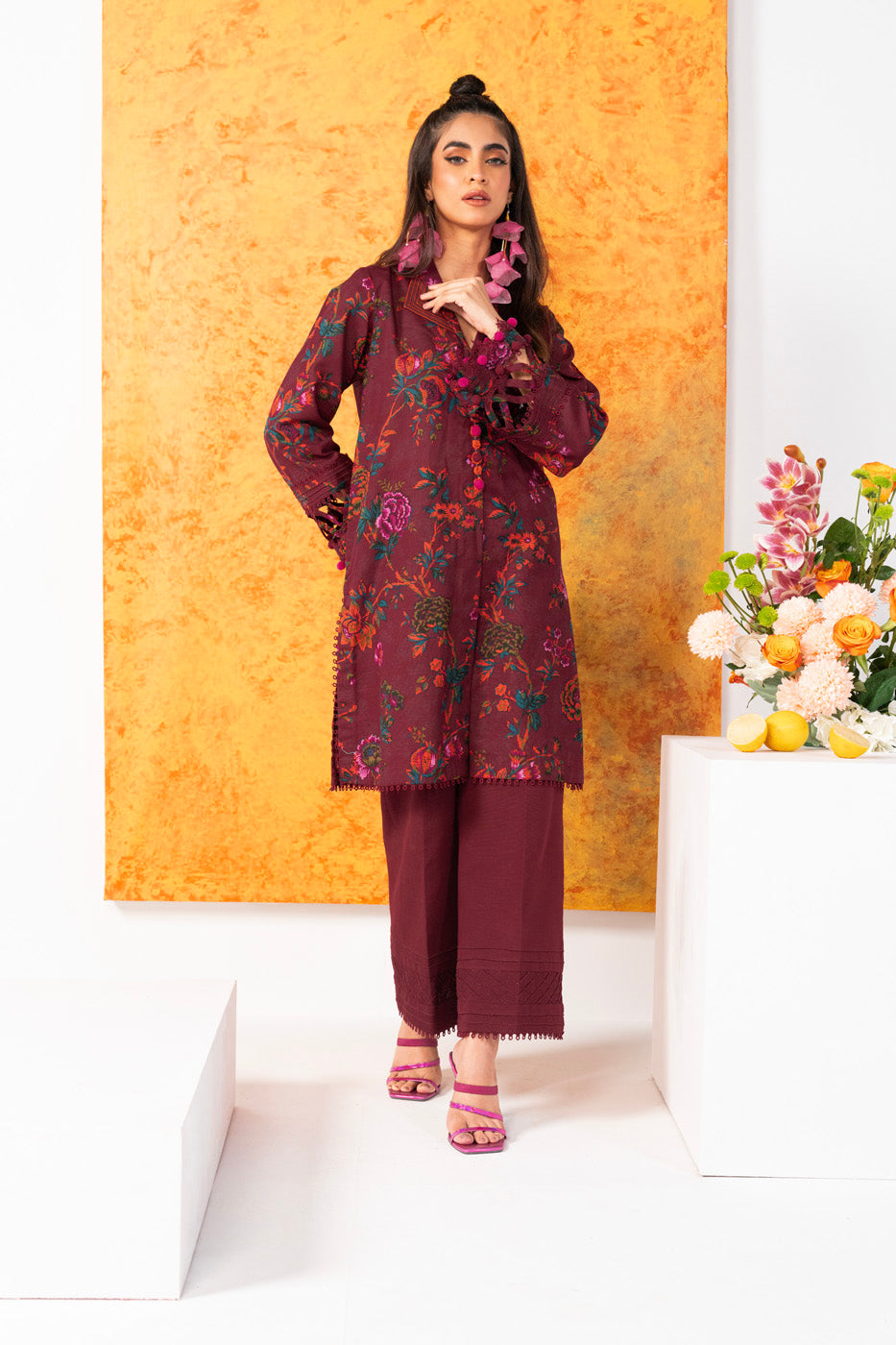 1 Pc Printed Khaddar Shirt
