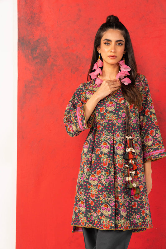 1 Pc Printed Khaddar Shirt