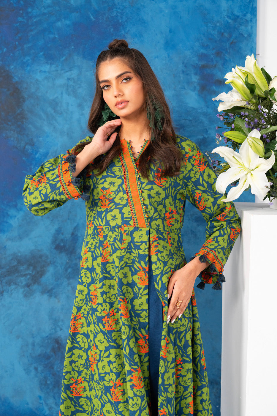 1 Pc Printed Khaddar Shirt