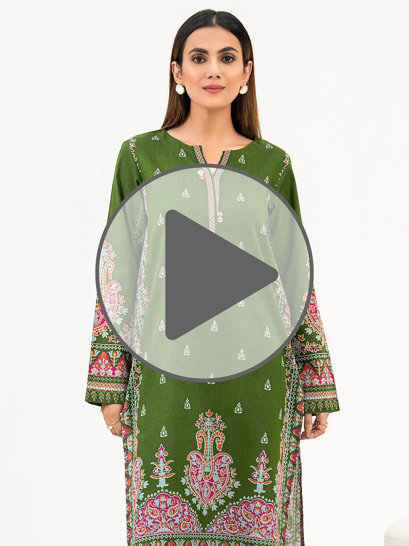 Khaddar Shirt-Printed (Pret)