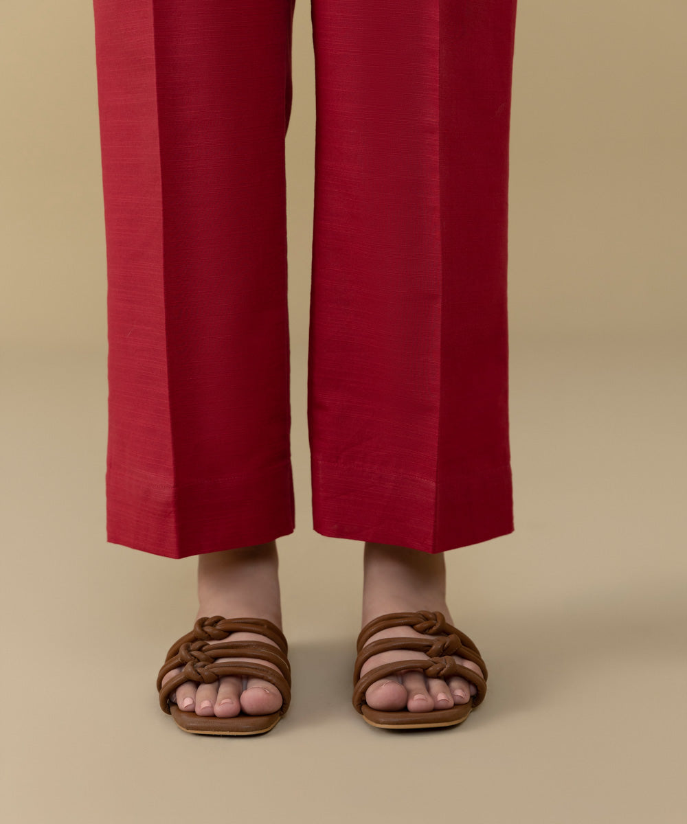 Sapphire - Khaddar Straight Pants