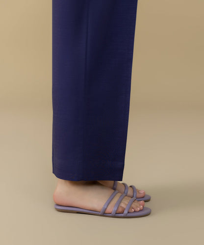 Sapphire - Khaddar Straight Pants