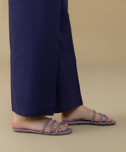 Sapphire - Khaddar Straight Pants