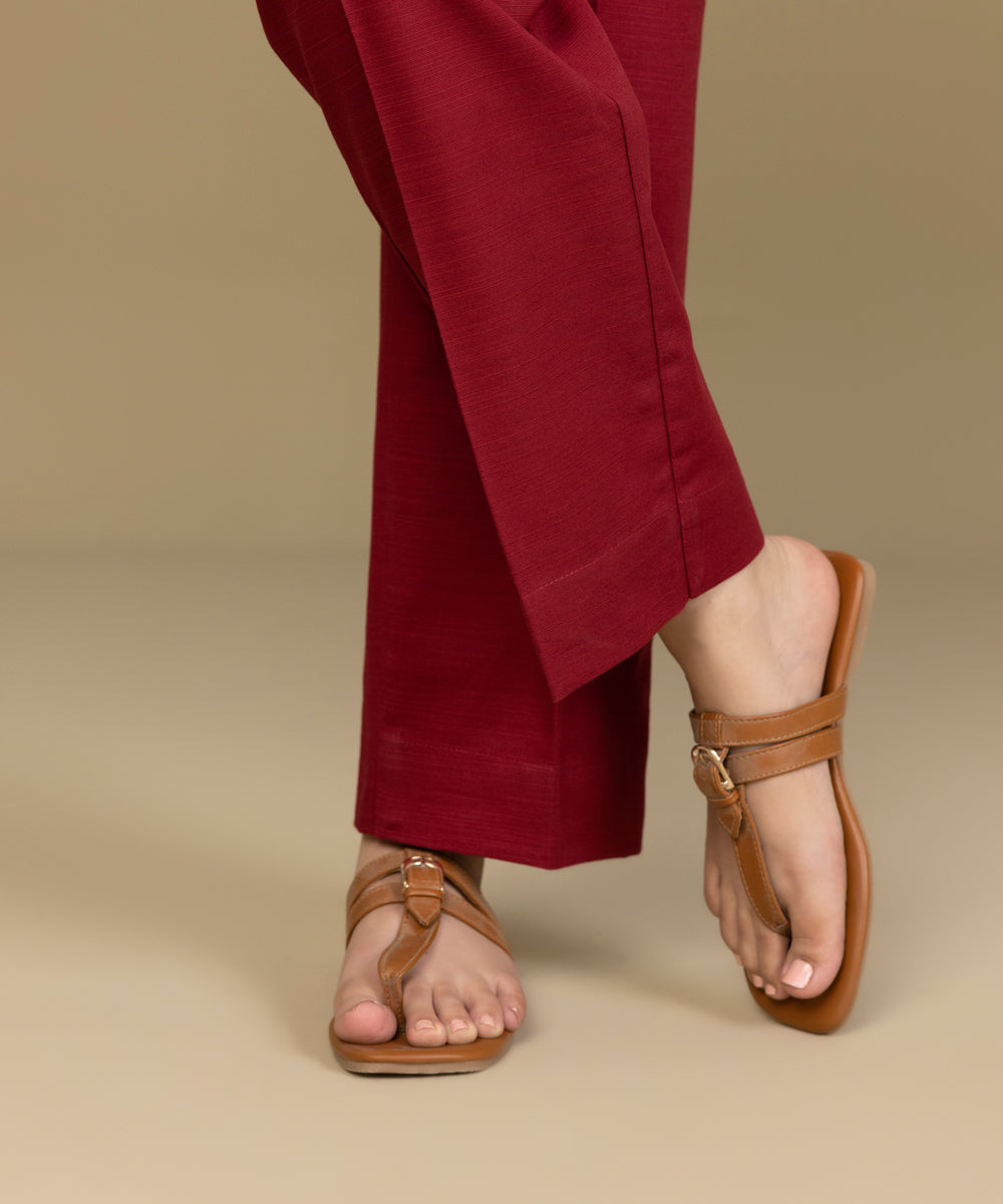 Sapphire - Khaddar Straight Pants