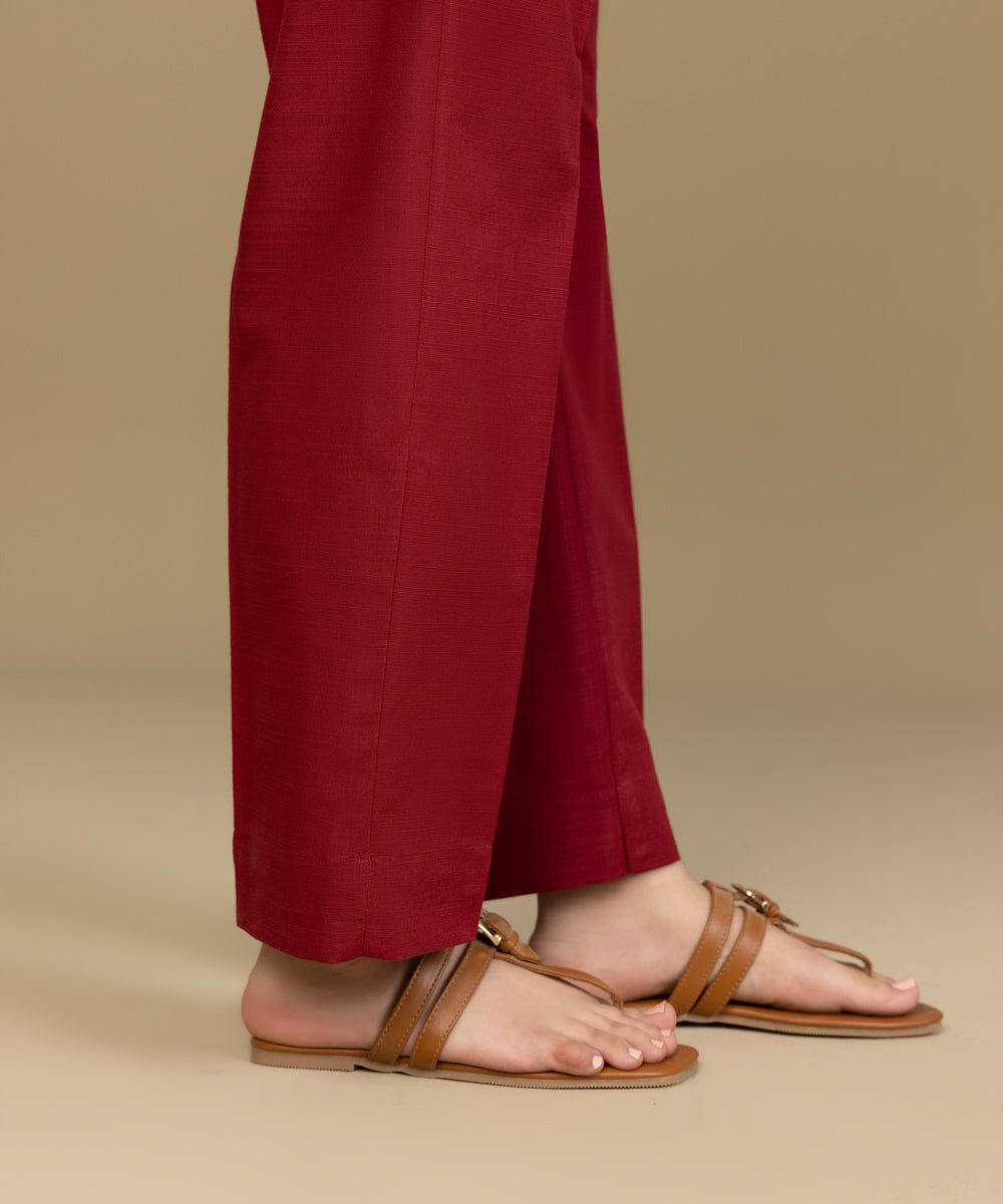 Sapphire - Khaddar Straight Pants