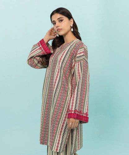 Sapphire - Embroidered Khaddar Shirt