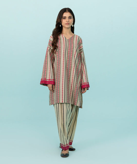 Sapphire - Embroidered Khaddar Shirt
