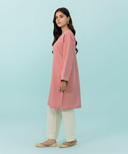 Sapphire - Embroidered Khaddar Shirt