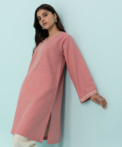 Sapphire - Embroidered Khaddar Shirt