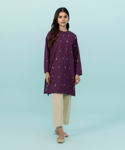 Sapphire - Embroidered Khaddar Shirt