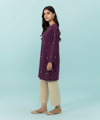 Sapphire - Embroidered Khaddar Shirt