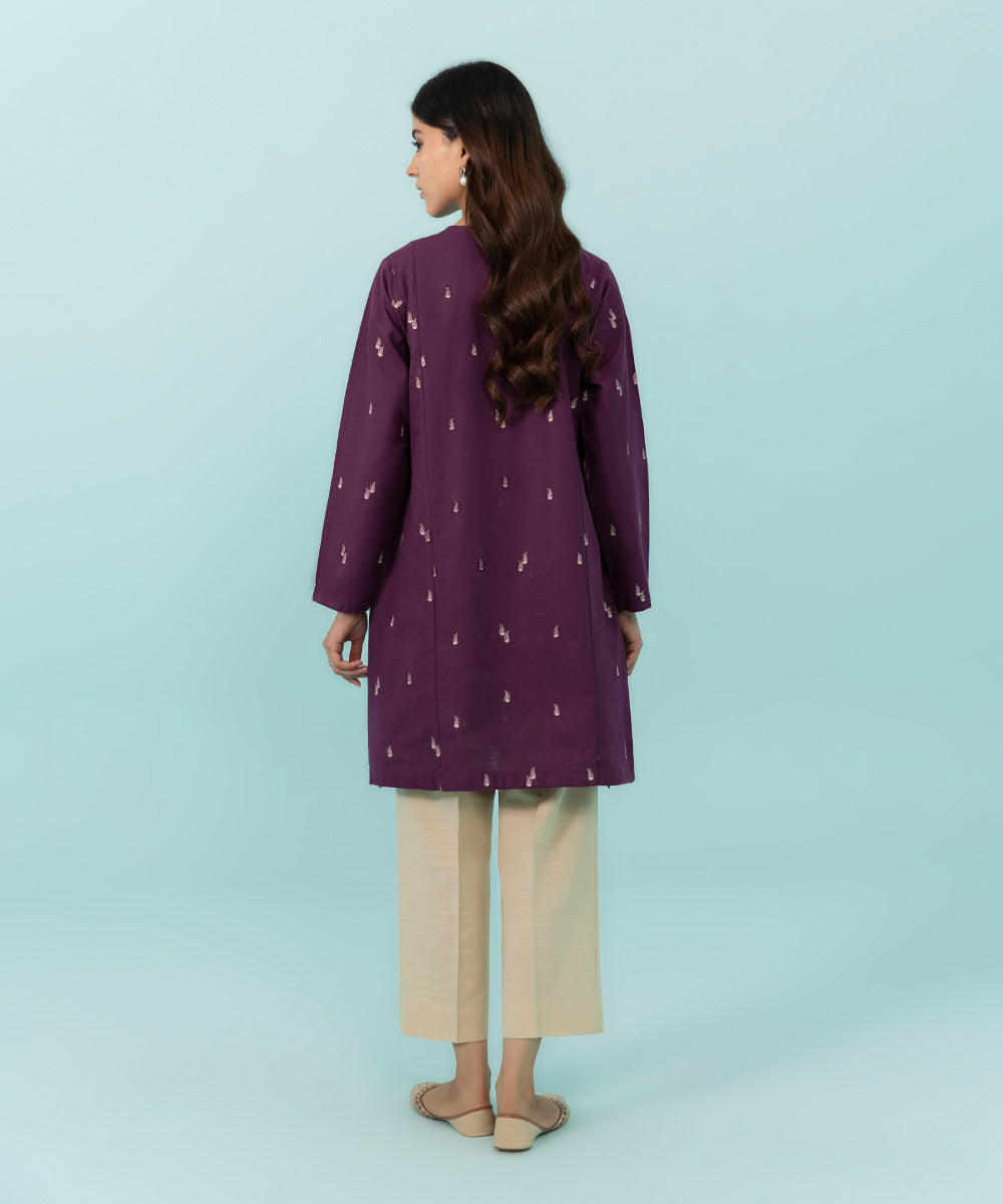 Sapphire - Embroidered Khaddar Shirt