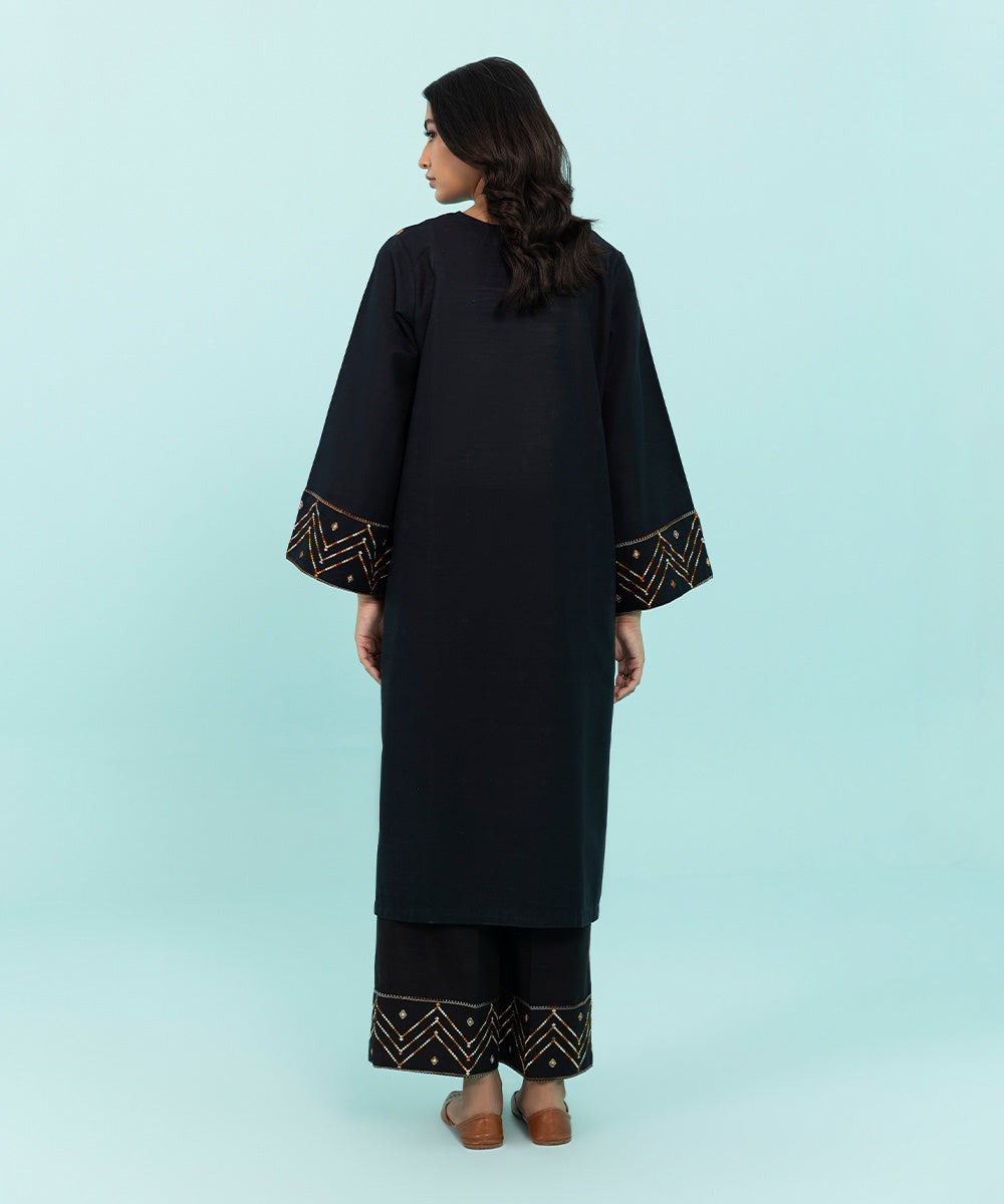 Sapphire - Embroidered Khaddar Shirt