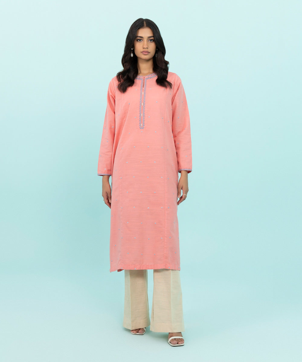 Sapphire - Embroidered Khaddar Shirt