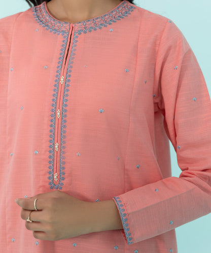 Sapphire - Embroidered Khaddar Shirt