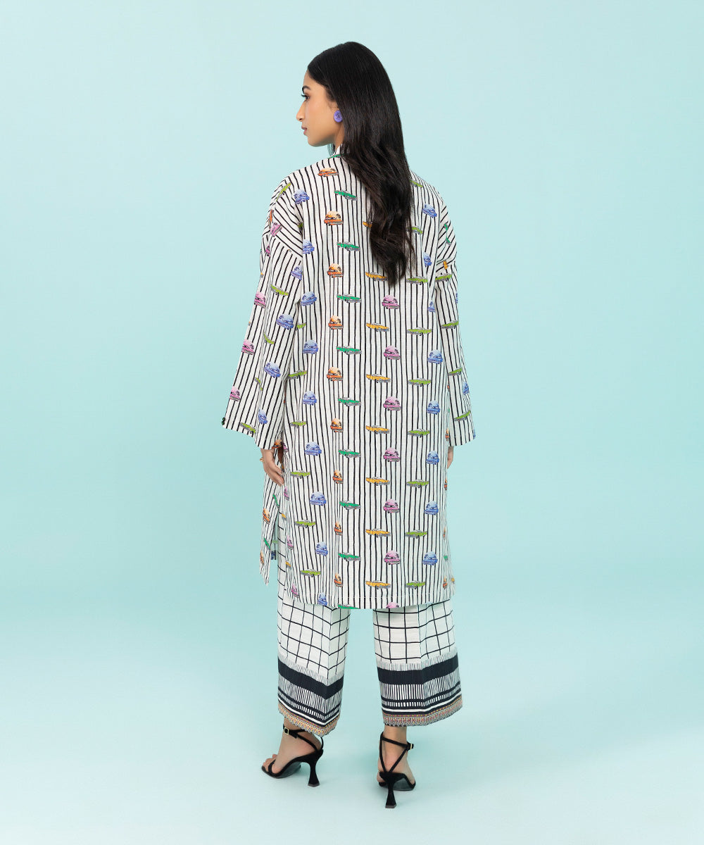 Sapphire - Printed Khaddar Shirt