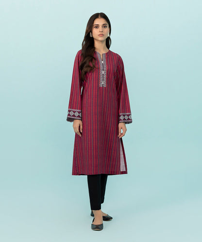 Sapphire - Embroidered Khaddar Shirt