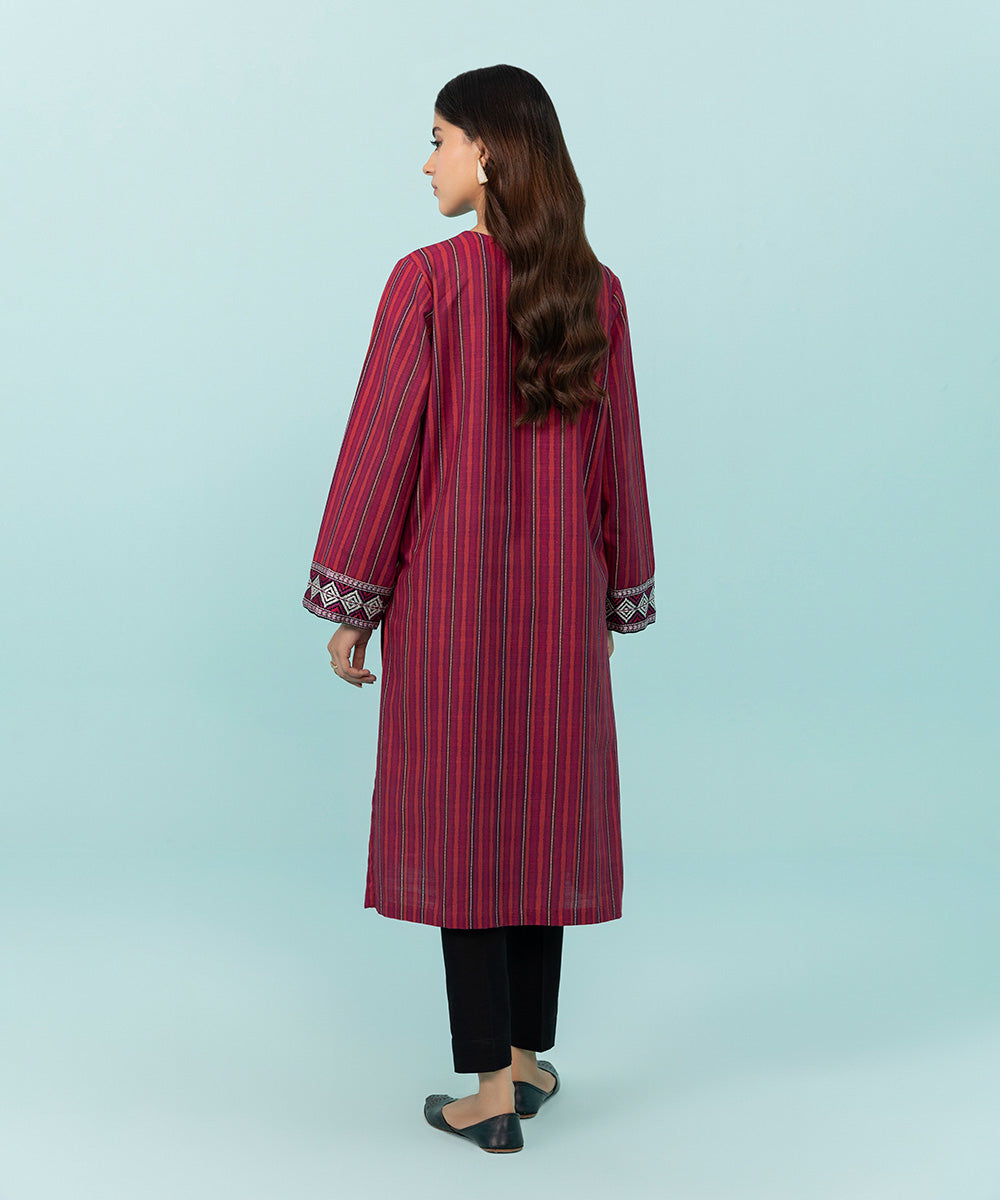 Sapphire - Embroidered Khaddar Shirt