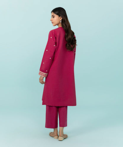 Sapphire - Embroidered Khaddar Shirt