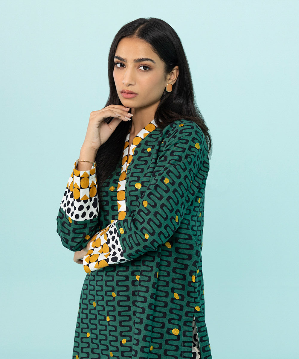 Sapphire - Embroidered Khaddar Shirt