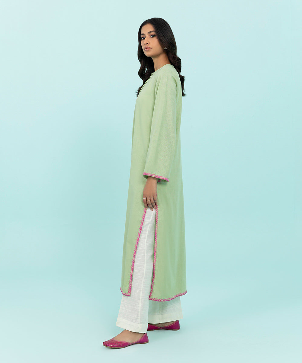 Sapphire - Embroidered Khaddar Shirt