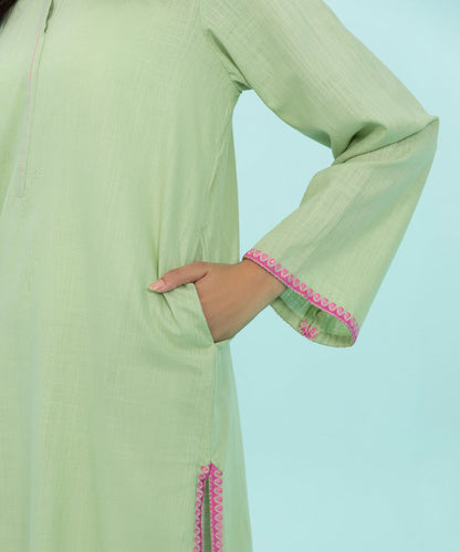 Sapphire - Embroidered Khaddar Shirt