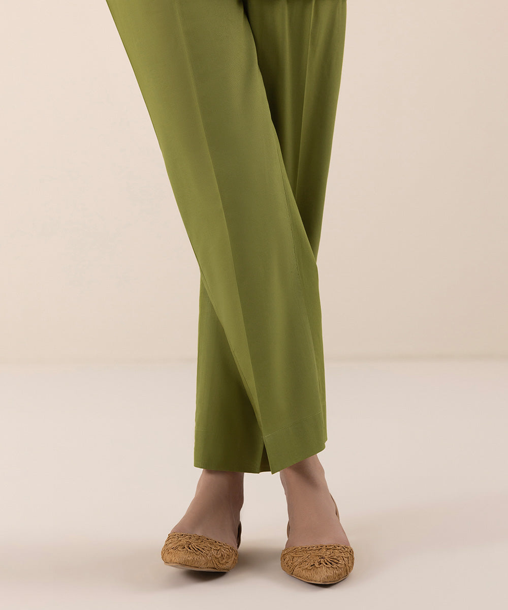 Sapphire - Cambric Straight Pants