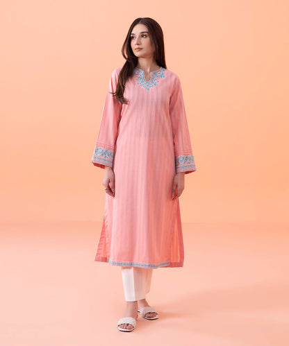 Sapphire - Embroidered Cotton Shirt