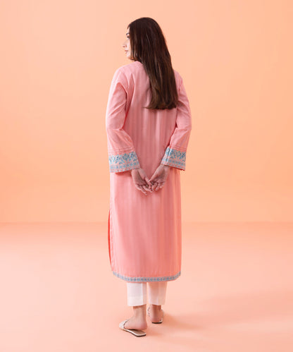 Sapphire - Embroidered Cotton Shirt