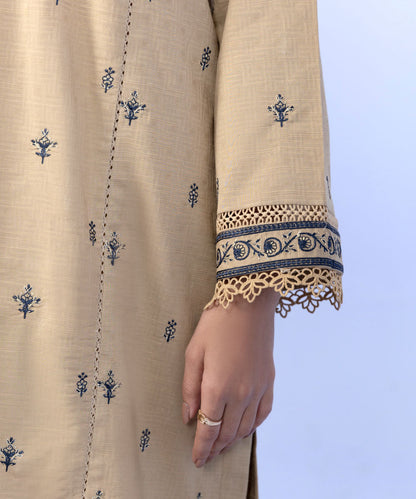 Sapphire - 3 Piece - Embroidered Jacquard Suit