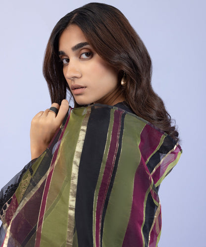 Sapphire - 2 Piece - Embroidered Cotton Suit