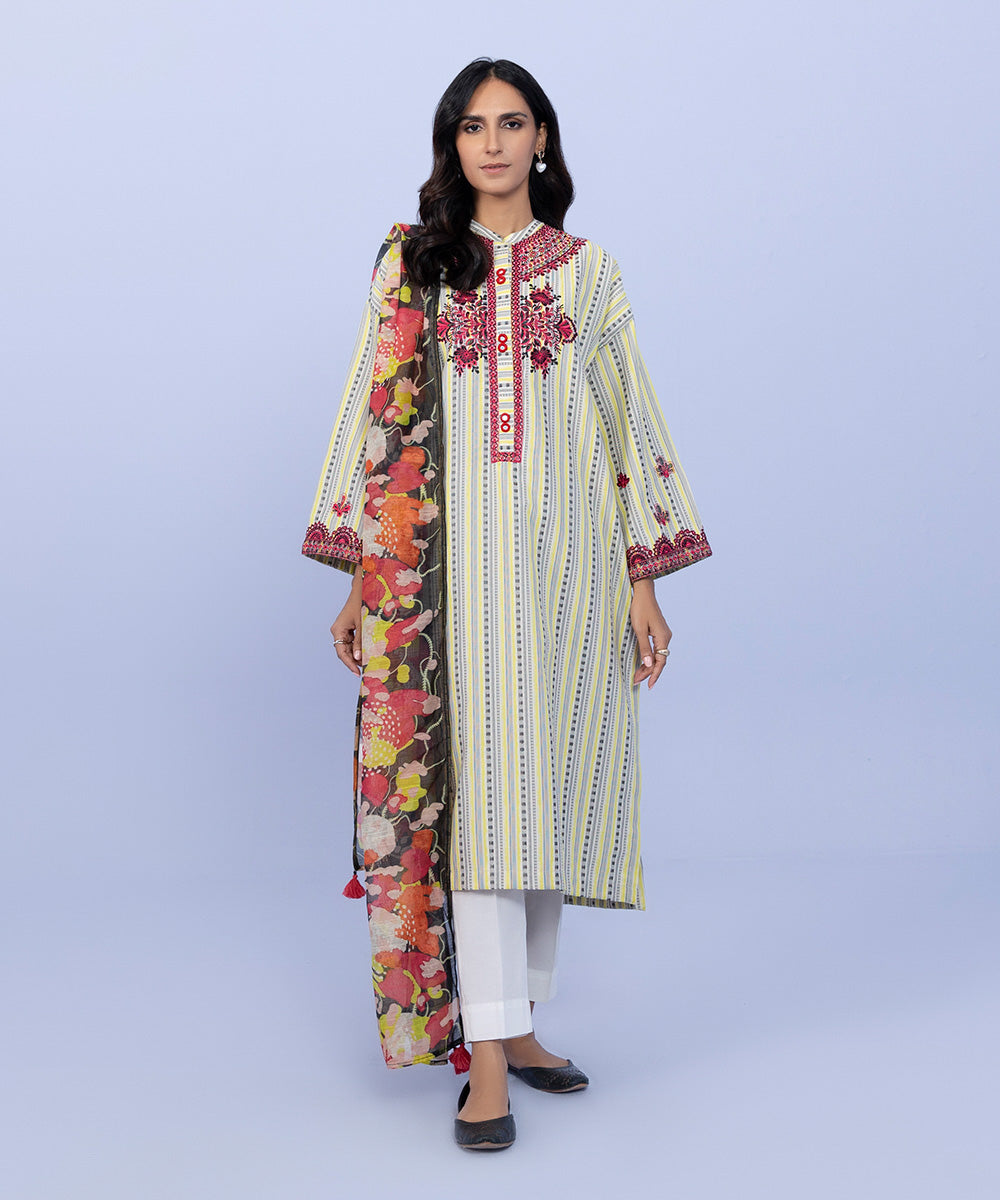 Sapphire - 2 Piece - Embroidered Jacquard Suit