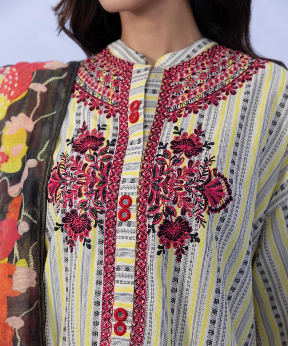 Sapphire - 2 Piece - Embroidered Jacquard Suit