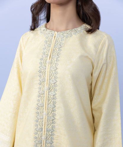 Sapphire - 3 Piece - Embroidered Jacquard Suit