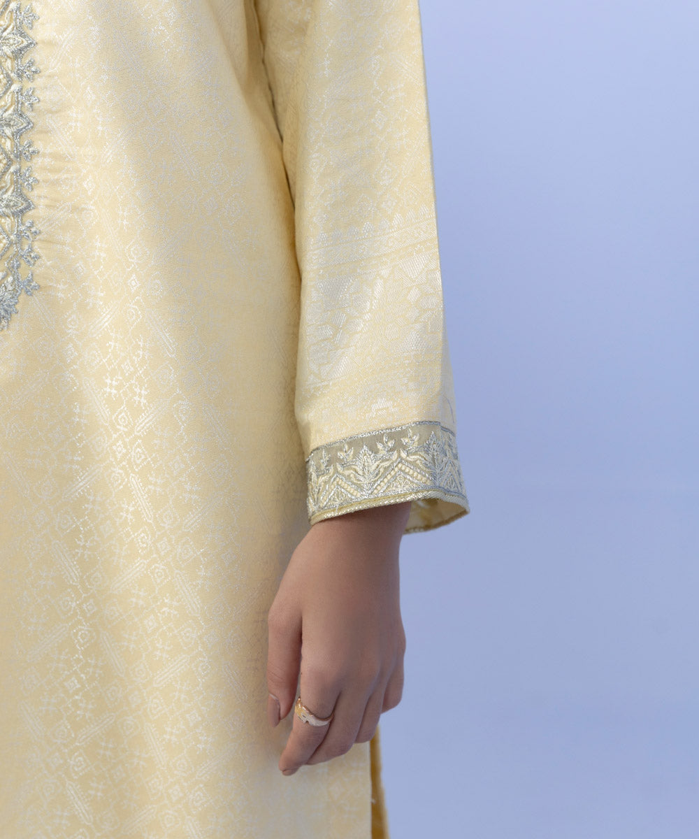 Sapphire - 3 Piece - Embroidered Jacquard Suit