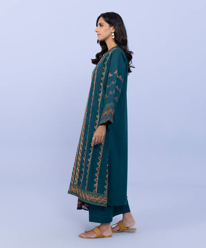 Sapphire - 3 Piece - Embroidered Cotton Suit