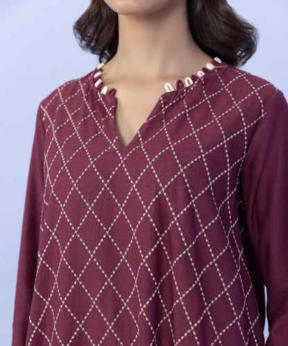 Sapphire - 3 Piece - Embroidered Karandi Suit